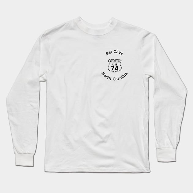 Bat Cave, North Carolina Long Sleeve T-Shirt by Artimaeus